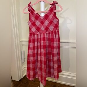 EUC Hope & Henry Red Gingham Dress – Size 6